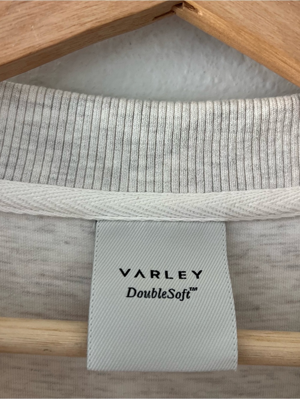 VARLEY | Doublesoft Maple Dress in Ivory Marl | L - Picture 3 of 5